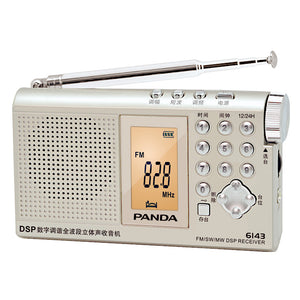 Panda 6143 FM MW SW DSP Digitally Tuning Radio Full Band Stereo Radio Alarm Clock