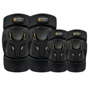 WUPP 4Pcs Motorcycle Riding Warm Elbow Pads Knee Protective Gear Pads Anti-falling Leg Protectors CS-136C1