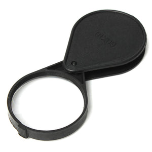 Pocket Magnifying Glass 60mm Lens 5X Magnification for Travel Reading Jewellery