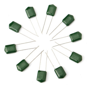 140pcs 14 Value 10% 630V Polyester Fixed Capacitor Assorted Kit 2J102J-2J683J 10pcs Each Value