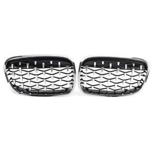 Front Kidney Diamond Style Grille Grill For BMW 1 Series F20 F21 10 11 12 13 14