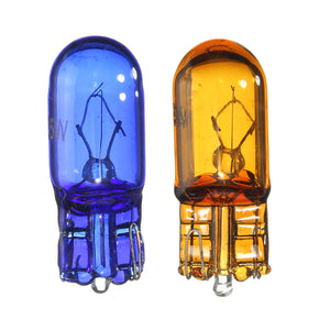 12V T10 W5W 501 5W Super White/Yellow Xenon Sidelight Bulb Side Marker Lights