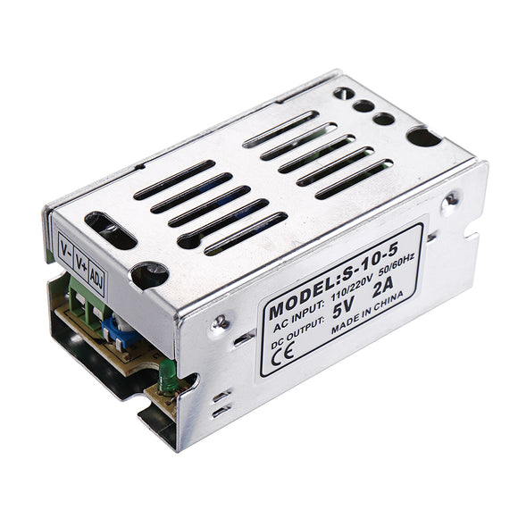 AC110V-240V to DC5V 2A 10W Switching Power Supply 70*40*30mm