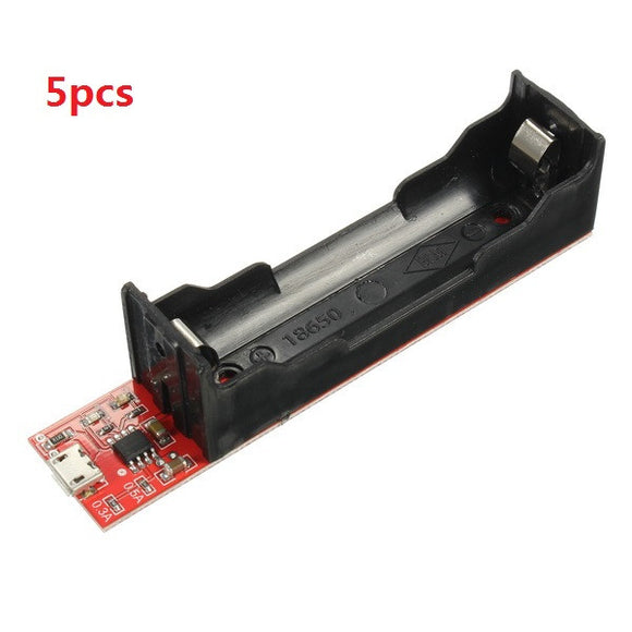 5pcs 18650 Battery Charging Holder Charging Board TP4056 0.3A / 0.5A / 0.8A