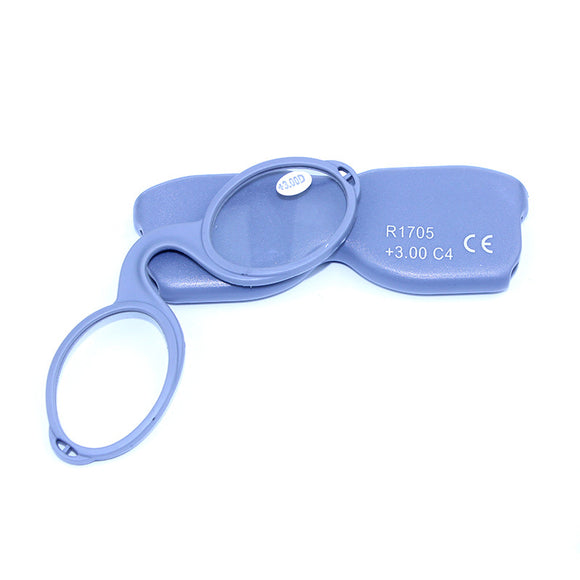 Detachable Lens Soft Silicone Frame Reading Glasses Neck Hanging Design Nose Resting Presbyopic