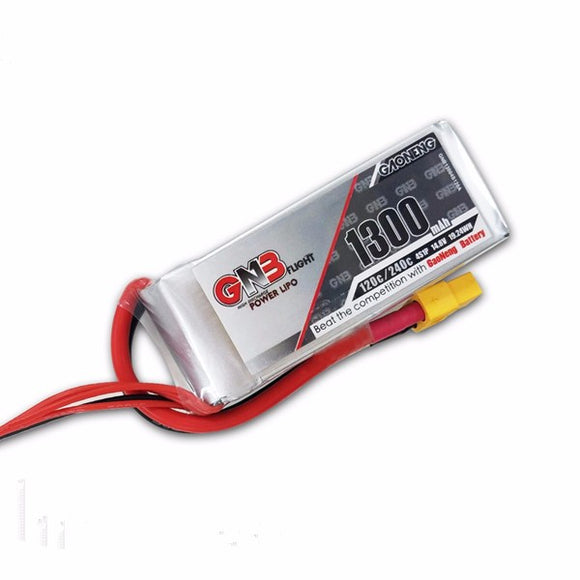 Gaoneng GNB 14.8V 1300mAh 4S 120C/240C Lipo Battery for RC Drone