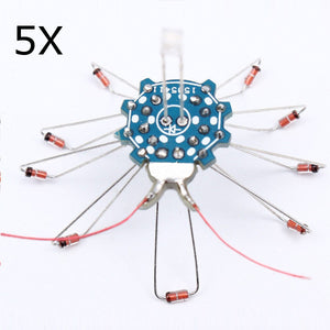 5Pcs GSM Mobile Phone Signal Flash LED Kit Radiation Power Supply DIY Kit