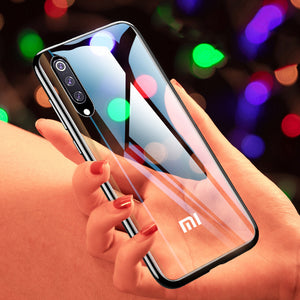 Bakeey Plating Transparent Shockproof Soft TPU Back Cover Protective Case for Xiaomi Mi 9 / Mi9 Transparent Edition