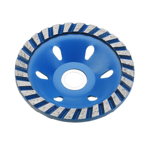 Drillpro 100x22.23mm Blue Diamond Saw Blade Grinding Wheel for Cutting Concrete Granite