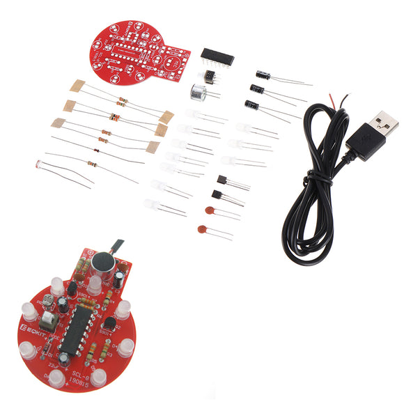 Sound and Light Control Delay Light Kit Sound Control Melody Light Kit Electronic DIY Kit