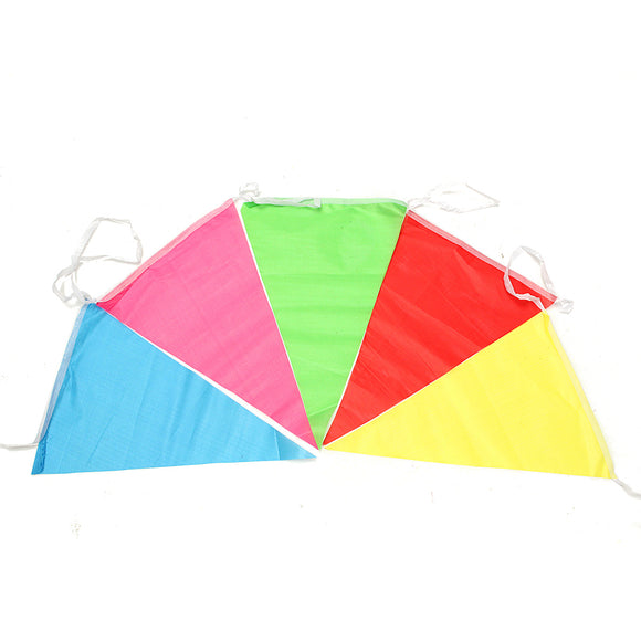 125ft Multicolors Triangle Pennant Flag Party Wedding Birthday Banner Bunting Decorations