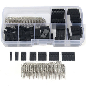 5Pcs Geekcreit 310Pcs 2.54mm Male Female Dupont Wire Jumper With Header Connector Housing Kit