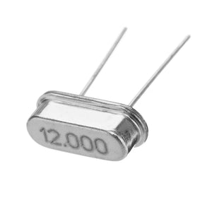 10Pcs HC-49S 12MHz 12M Mini Passive Resonator Quartz Crystal Oscillator Module