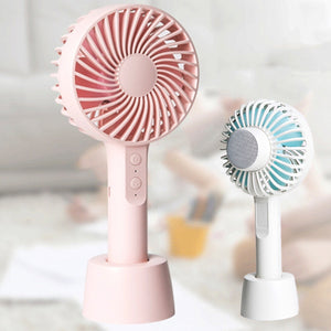 Mini Portable Wireless Rechargeable bluetooth Speaker USB Air Conditioner Purifier Desk Fan