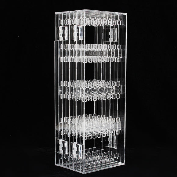 256 Holes Plastic Earring Holder Jewelry Display Stand Necklace Jewelry Show Rack Decorations