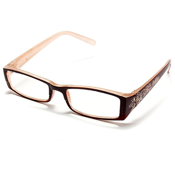 Tawny Female Diamond Flower Frame Presbyopic Reading Glasses Eyeglasses 1.0 1.5 2.0 2.5 3.0 3.5 4.0