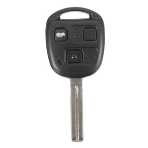 Car 3 Button Uncut Ignition Key Keyless Entry Remote Fob 4C Chip for Lexus GS300