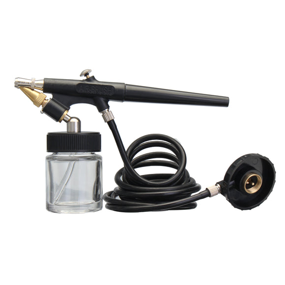 7Pcs 0.35mm Nozzle Action Airbrush Gun Kit Airbrush 2 Cups Spray Make Up Art