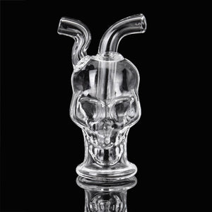 Mini Skull Glass Water Pipe Glass Skull Smoking Pot Hoo kah Accessories