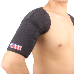 ShuoXin SX640 Sports Magnetic Double Shoulder Brace Support Strap Wrap Belt Band Pad