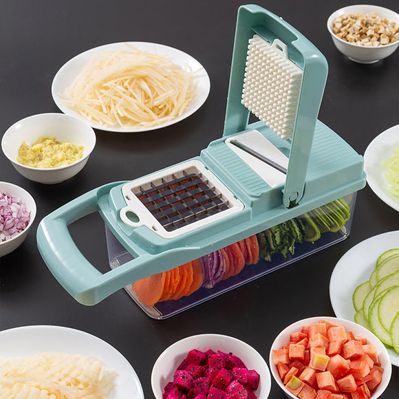 Multi-Function Vegetable Cutting Cutter Machine Fruit Slicer Potato Peeler Kitchen Accessories Convenient