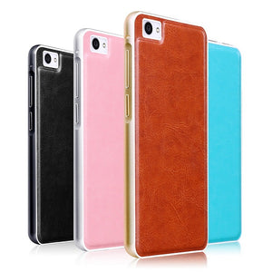 MOFI Aluminum Metal Frame Pu Leather Back Case For VIVO X5 Pro