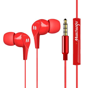 Maxchange EP01 3.5mm Stereo In-Ear Earphone Red White