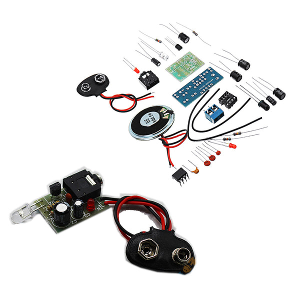 10pcs DIY Infrared Transmitter Receiver Kit Wireless Audio Transmission Module Kit