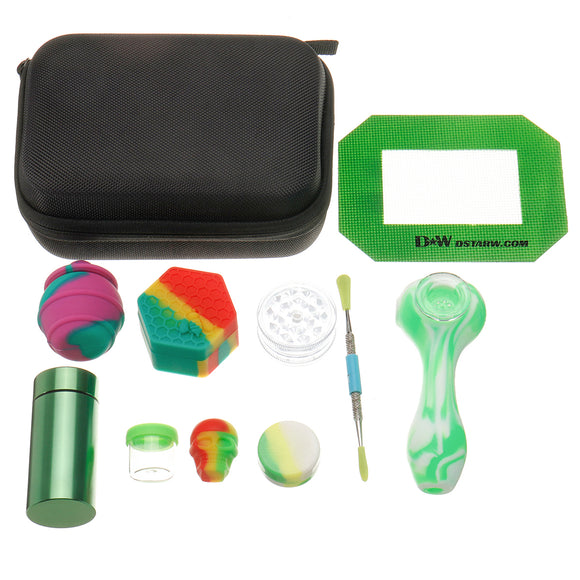 12 IN 1 Multifunctional Smoking Box Bag Set Rolling Set H ookah Pipes Gift For Smoker