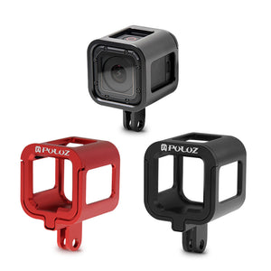 PULUZ PU158 Housing Shell Aluminum Alloy Protective Cage Case for GoPro HERO4 HERO 4 Session