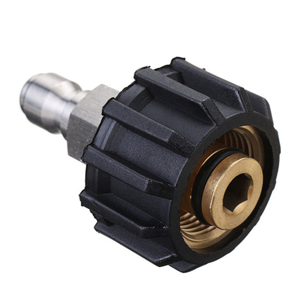 High Pressure Washer Quick Connect M22-14mm X 1/4 Inch Quick Connect Adapter