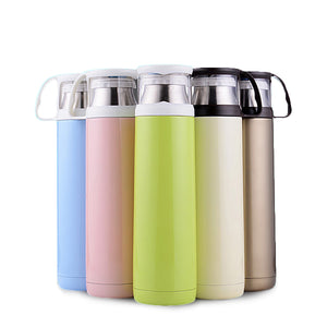 420ml Portable Insulated Vacuum Flask Stainless Steel Coffee Thermos Bottle Travel Mug