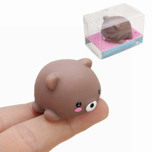 Bear Mochi Squeeze Squishy Cute Healing Toy Kawaii Collection Stress Reliever Gift Decor