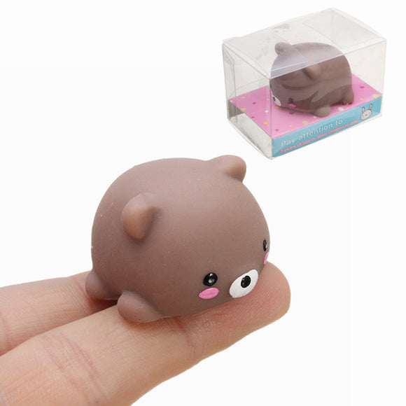 Bear Mochi Squeeze Squishy Cute Healing Toy Kawaii Collection Stress Reliever Gift Decor