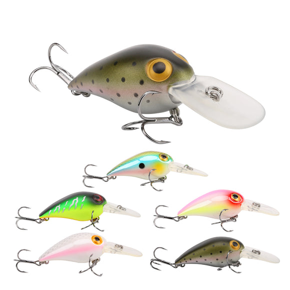 SeaKnight SK002 1PCS Crankbaits 11g 50mm Hard Fishing Lure Chubby Carp Fishing Baits Crank Wobblers