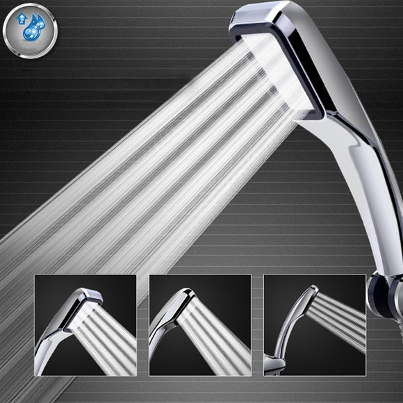 Pressurized Water Saving Square Handheld Shower Head Bath Shower