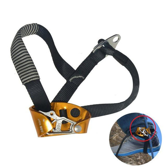 Right Foot Ascender Riser Universal Outdoor Rock Climbing Mountaineering Equipment Gear