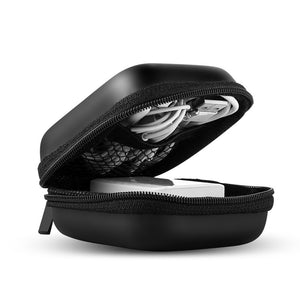 FANBIYA Portable Headphone Earphone Storage Bag EVA Storage Box Multi-function Data Cable Bag