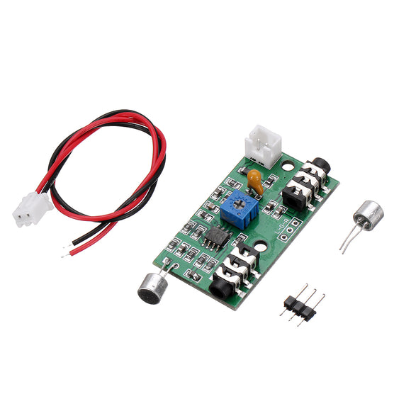 Microphone Pickup Microphone Amplifier Module Gain Adjustable Audio Amplifier Circuit AC Signal Amplifier Board