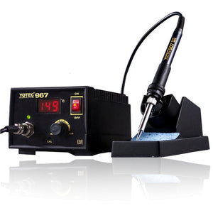 220V 967 Electric Lead Free Rework Soldering Station Iron Holder Display Desoldering Set