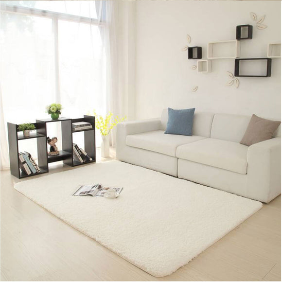 160x230cm Fluffy Rug Anti-Skid Rug Living Room Home Carpet Soft Cosy Bedside Floor Mat