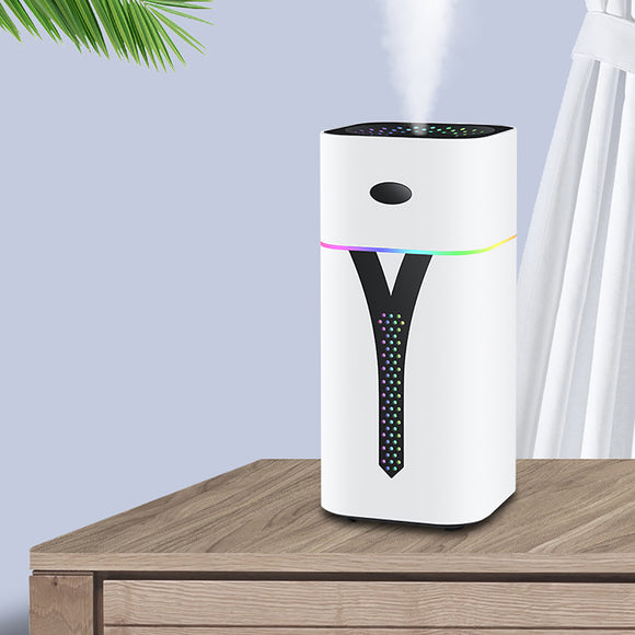 420ML Ultrasonic Air Aroma Humidifier USB Electric Aromatherapy Essential Oil Aroma Diffuser  With 7 Color Lights