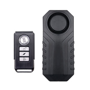 Waterproof Remote Control Bike Motorcycle Car Security Anti-Lost Vibration Warning Alarm Sensor