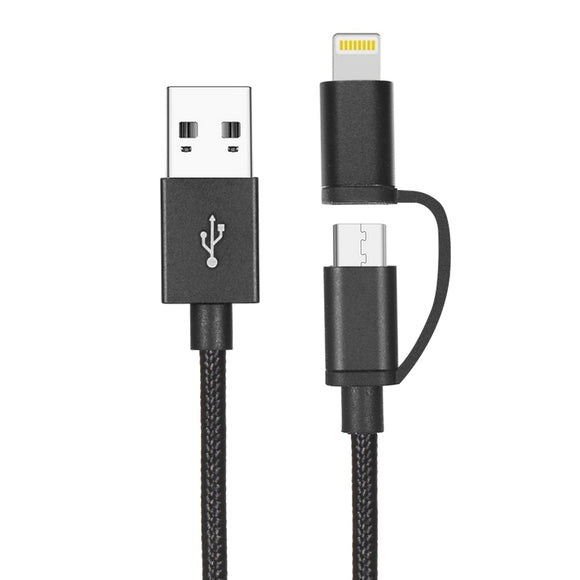 Xiaomi Youpin XM2001 2 in 1 Micro USB + Lightning for Data Cable for iPhone S8 Plus X