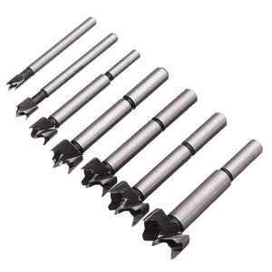 Drillpro 7Pcs 6-25mm Hinge Hole Cutter Set Woodworking Boring Wood Hole Saw Cutter