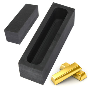 Graphite Crucible Ingot Bar Combo Mold For Gold Melting Casting