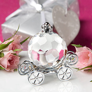 Crystal Pumpkin Car Baby Shower Wedding Gift Decoration with Box