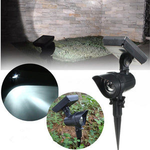 IP44 Waterproof Outdooors LED Solar Powered Spot Lightt Garden Lamp for Landscape Lawn Yard