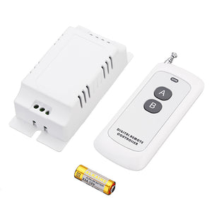 433MHz 220V Intelligent Learning Code Remote Control Switch Lamp Remote Switch with Long Distance Remote Controller