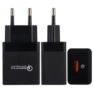 EU Quick Charger 3.0 USB Charger Power Adapter For Smartphone Tablet PC